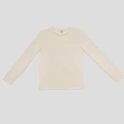 Baserange - T-Shirt en Soie - Blanc