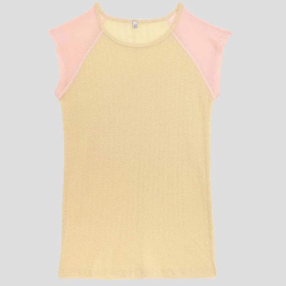 Baserange - T-Shirt Gene - Jaune