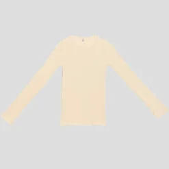 Baserange - T-Shirt Heart manches longues - Blanc