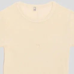 Baserange - T-Shirt Heart manches longues - Blanc