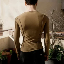 Baserange - T-Shirt Omato - Marron
