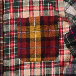Beams Plus - Chemise Check Panel - Moutarde