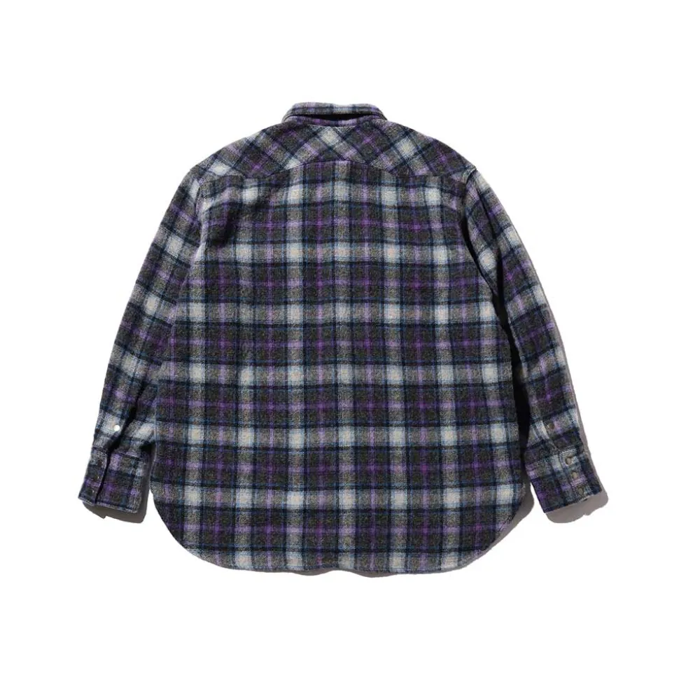 Beams Plus - Chemise Western - Violet