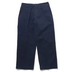 Beams Plus - Pantalon Herringbone - Navy