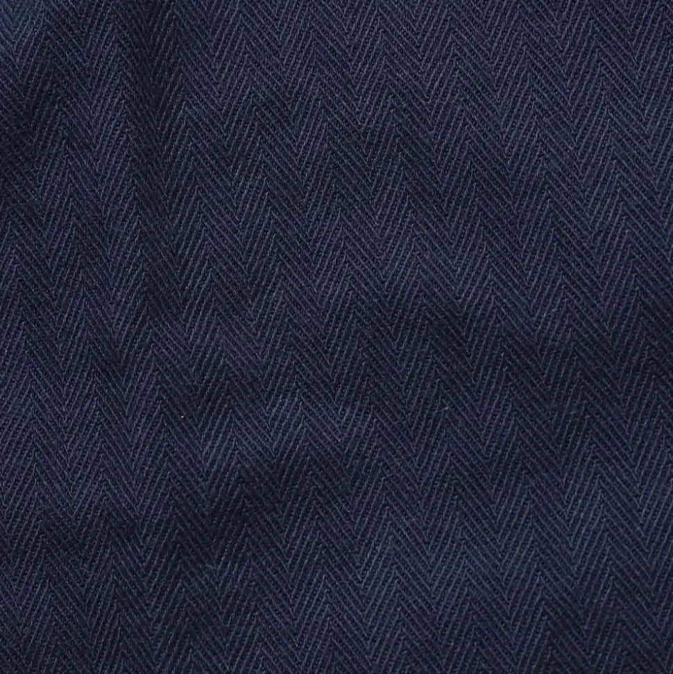 Beams Plus - Pantalon Herringbone - Navy
