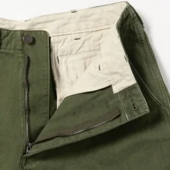 Beams Plus - Pantalon Herringbone - Olive