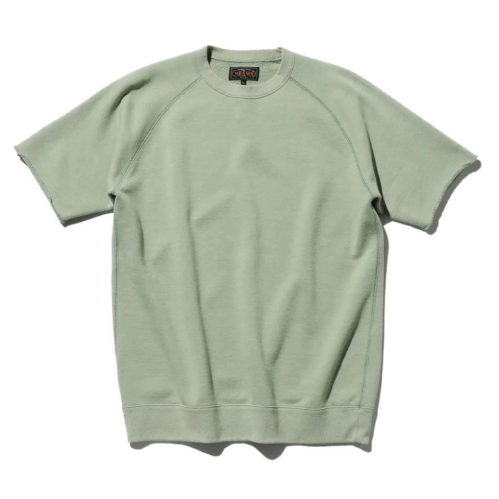 Beams Plus - Sweat à manches courtes - Vert