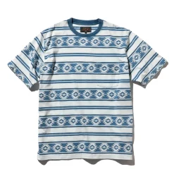 Beams Plus - T-shirt poche - Bleu