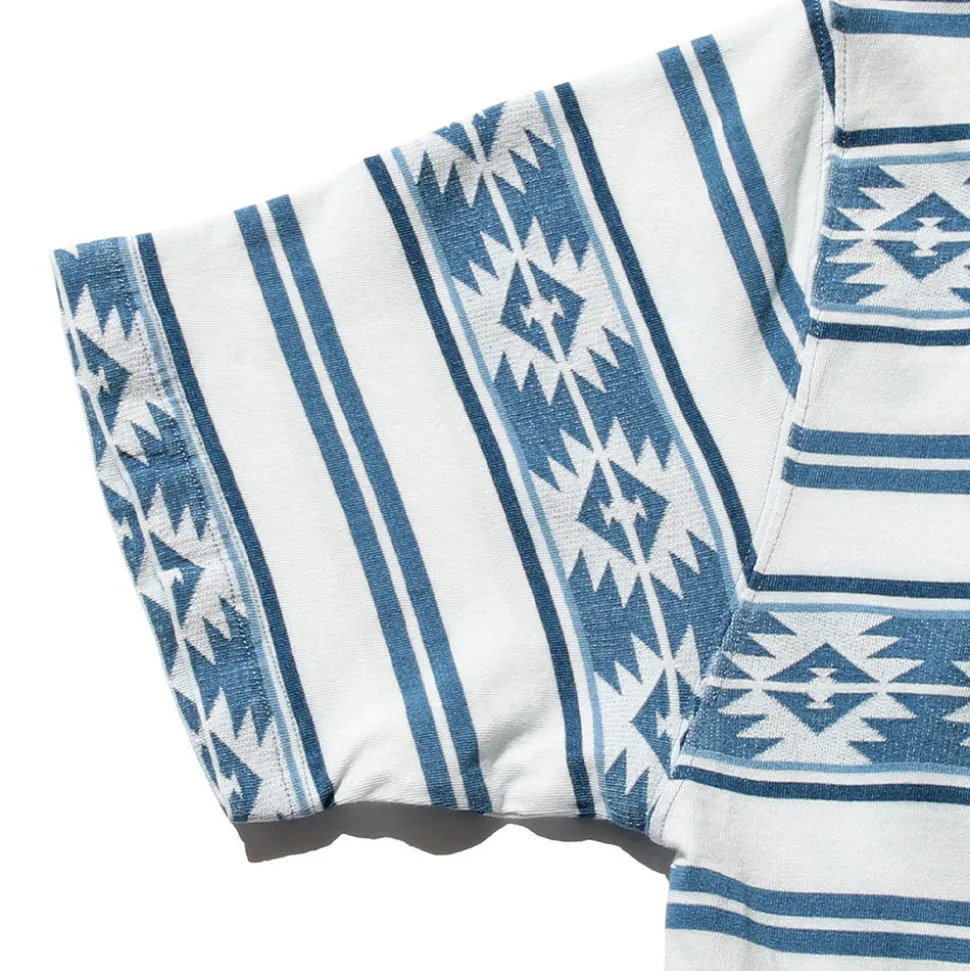 Beams Plus - T-shirt poche - Bleu