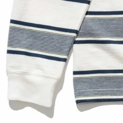 Beams Plus - T-shirt Stripe - Blanc