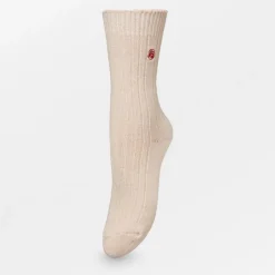 Becksöndergaard - Chaussettes Rose Wola - Beige