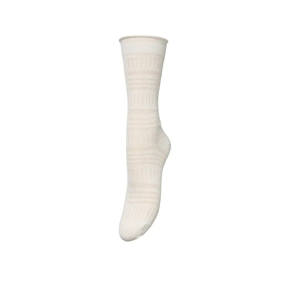 Becksöndergaard - Chaussettes Lucretia Wola - Blanc