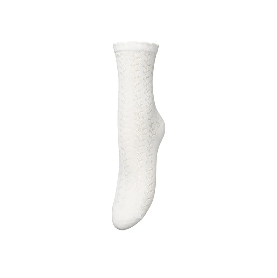 Becksöndergaard - Chaussettes Leofa Cotta - Blanc