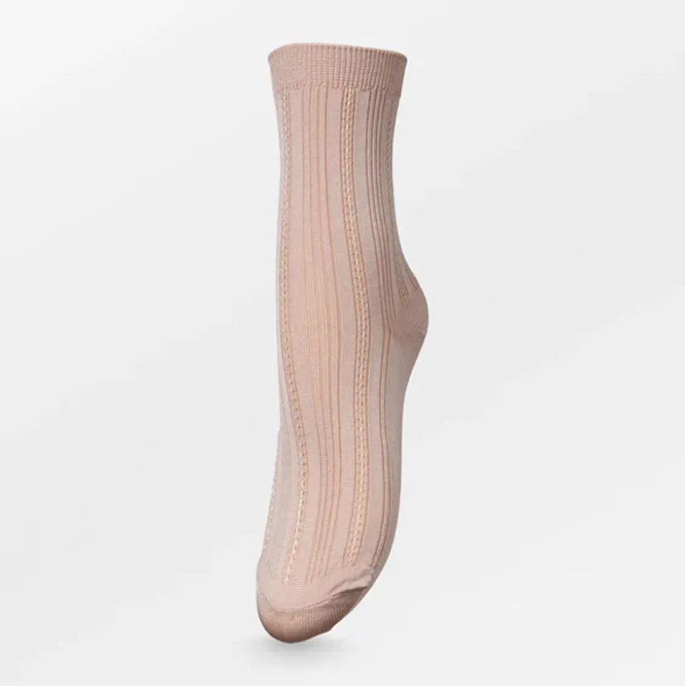 Becksöndergaard - Chaussettes Solid Drake - Rose