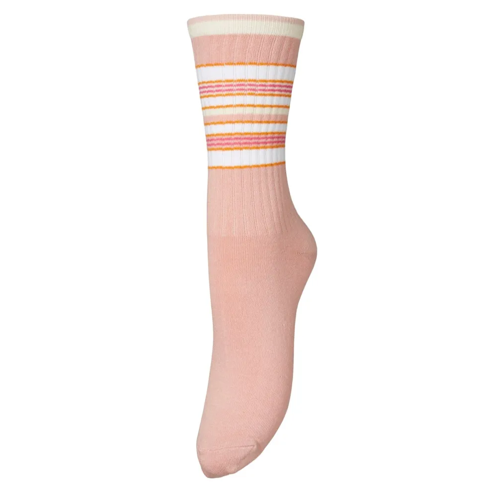 Becksöndergaard - Chaussettes Hilma Cotta - Pêche
