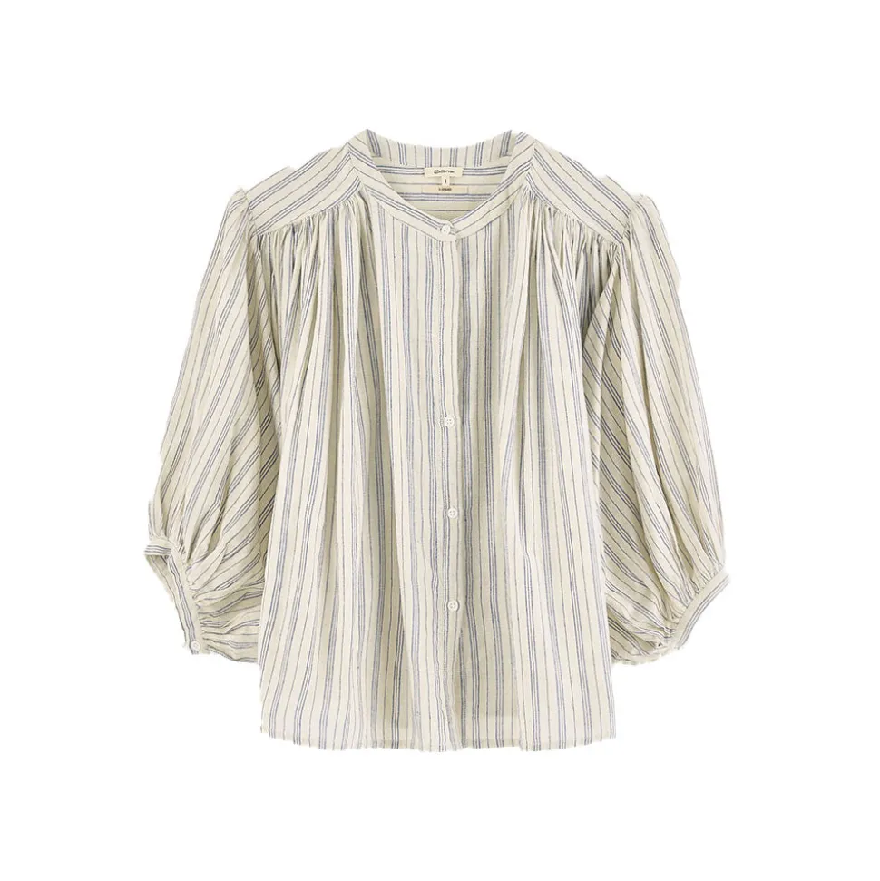 Bellerose - Blouse Ink - Blanc rayées