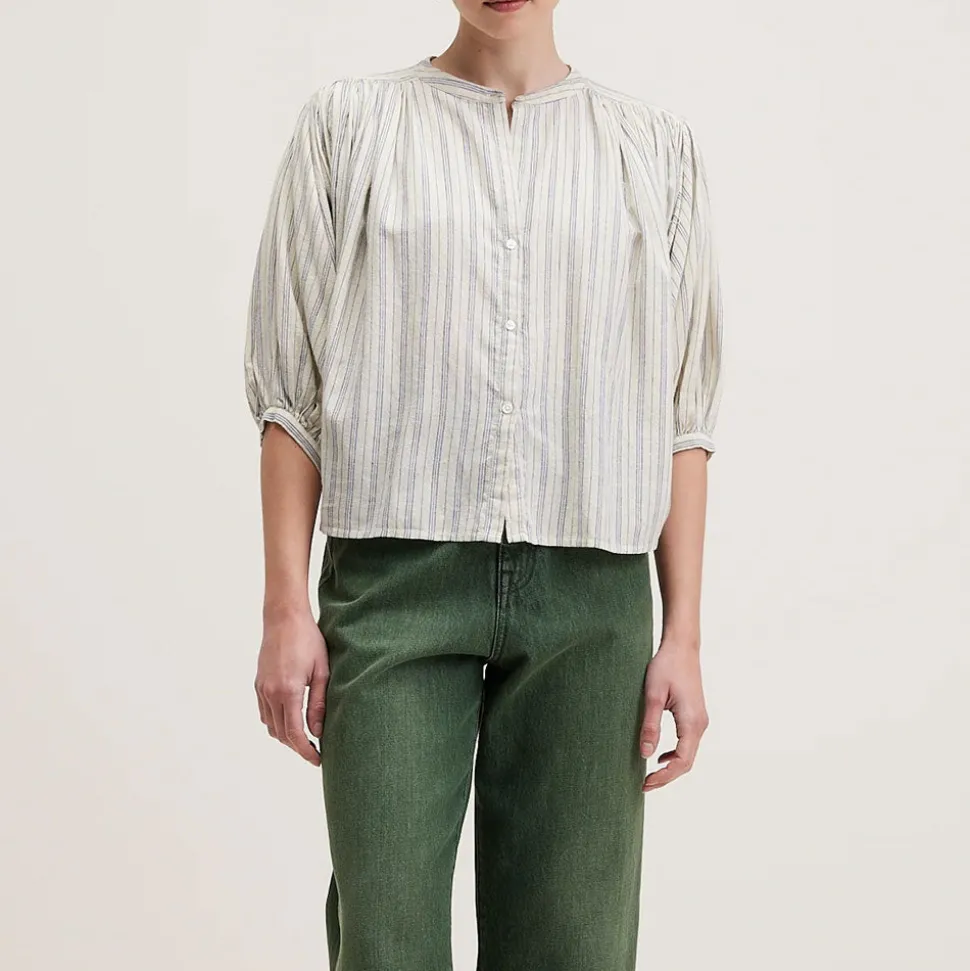Bellerose - Blouse Ink - Blanc rayées