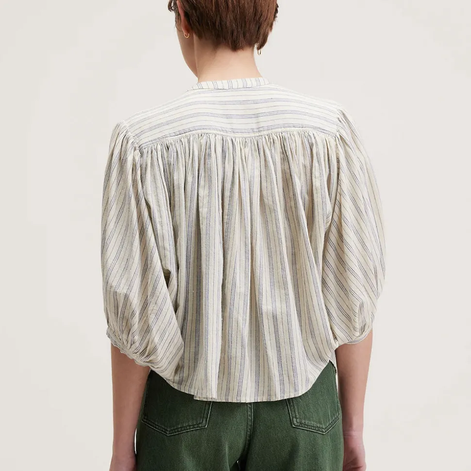 Bellerose - Blouse Ink - Blanc rayées