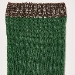 Bellerose - Chaussettes Baudy - Vert/Gris
