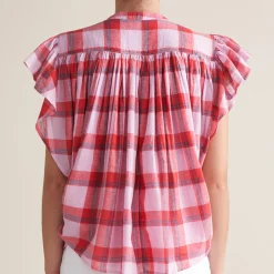 Bellerose - Chemise Chaos - Carreaux rose