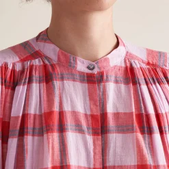 Bellerose - Chemise Chaos - Carreaux rose
