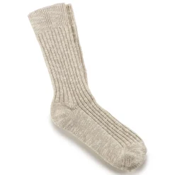 Birkenstock - Chaussettes Coton Flammé - Beige