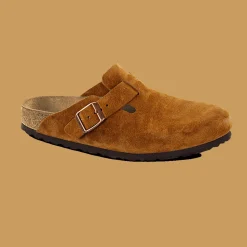 Birkenstock - Sabots Boston - Lit de pied souple - Marron