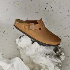 Birkenstock - Sabots Boston - Lit de pied souple - Marron