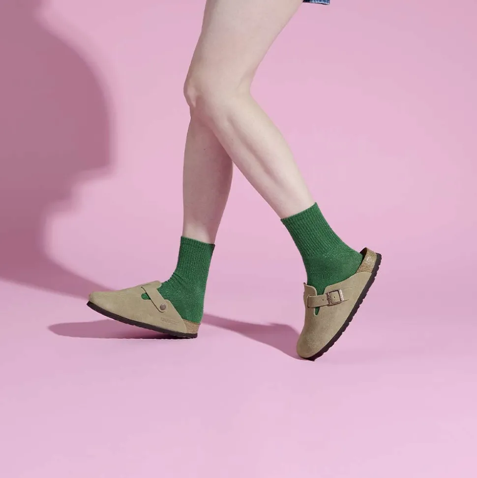 Birkenstock - Sabots Boston - Lit de pied souple - Taupe