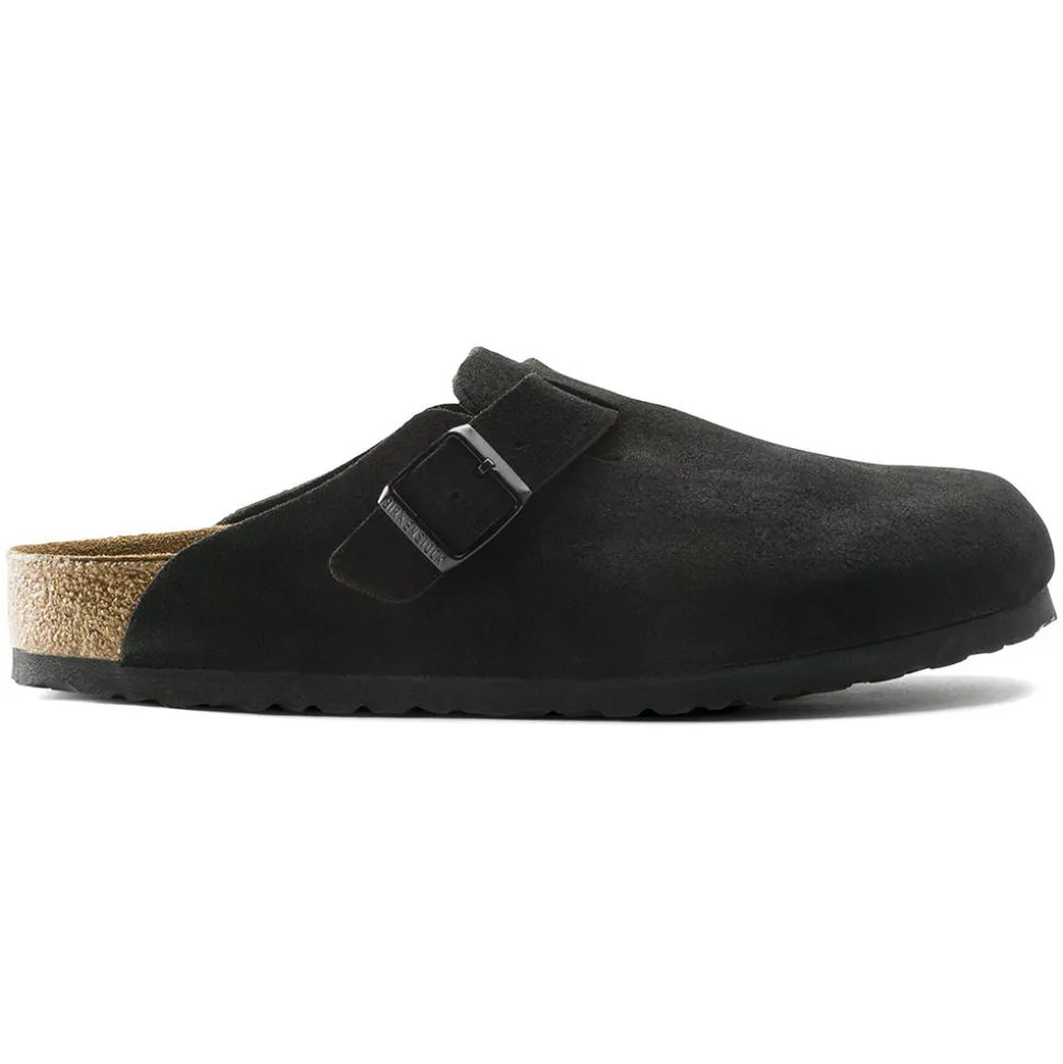 Birkenstock - Sabots Boston - Lit de pied souple - Noir