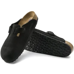 Birkenstock - Sabots Boston - Lit de pied souple - Noir