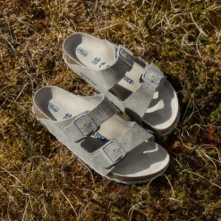 Birkenstock - Sandales Arizona - Gris