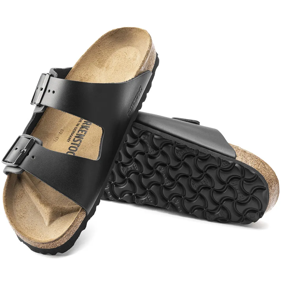 Birkenstock - Sandales Arizona cuir naturel - Noir