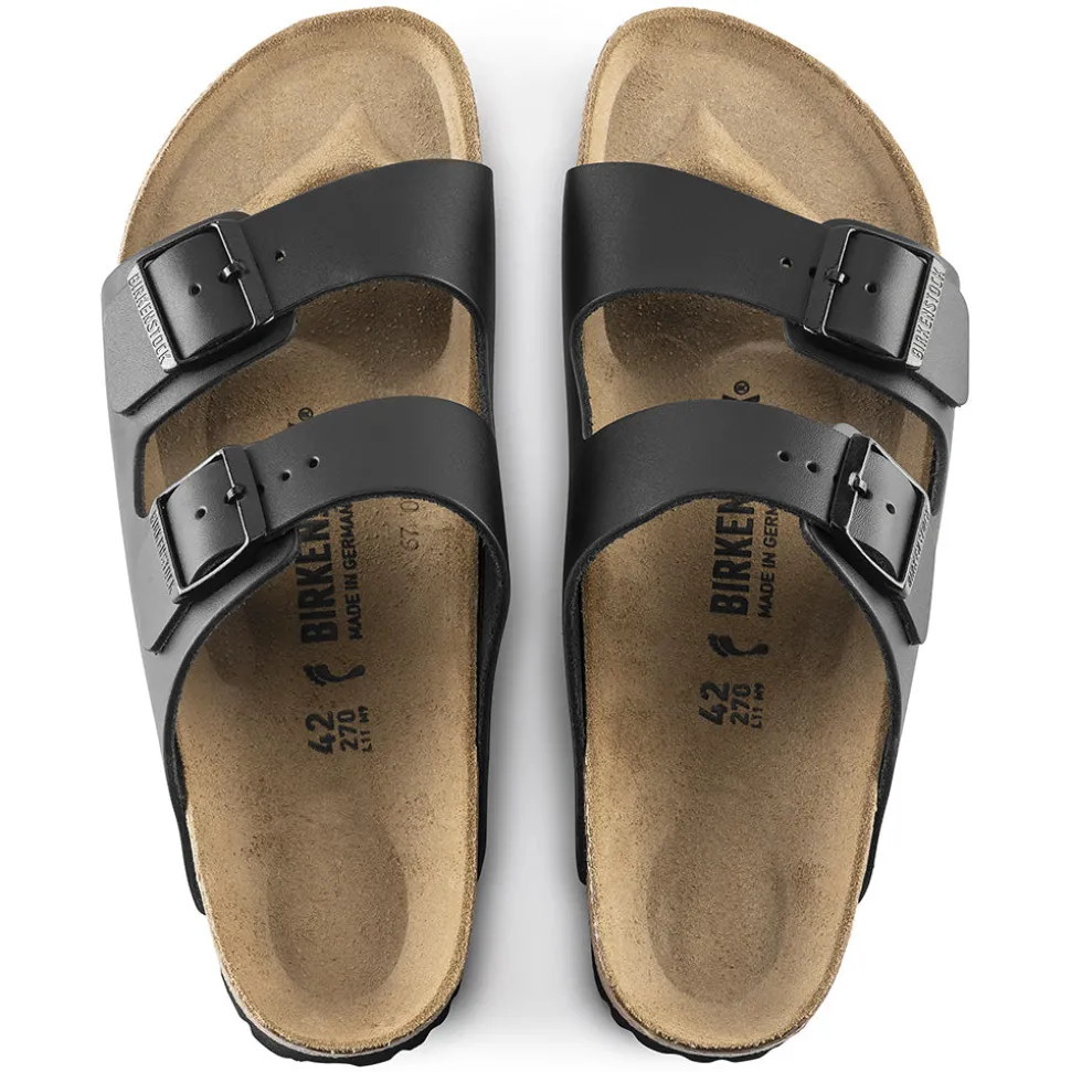 Birkenstock - Sandales Arizona cuir naturel - Noir