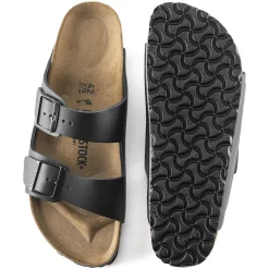 Birkenstock - Sandales Arizona cuir naturel - Noir