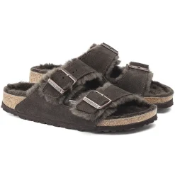Birkenstock - Sandales Arizona en Fourrure - Mocha