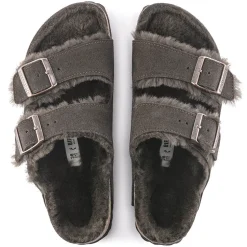 Birkenstock - Sandales Arizona en Fourrure - Mocha