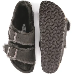 Birkenstock - Sandales Arizona en Fourrure - Mocha