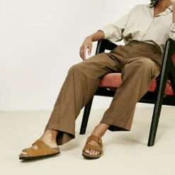 Birkenstock - Sandales Lit de pied souple Arizona - Marron