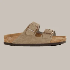 Birkenstock - Sandales Lit de pied souple Arizona - Taupe