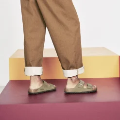 Birkenstock - Sandales Lit de pied souple Arizona - Taupe