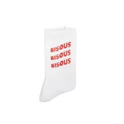 Bisous Skateboard - Chaussettes Sonics - Rouge