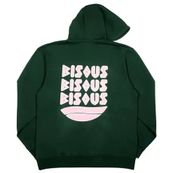 Bisous Skateboard - Hoodie Cap D'agde - Vert