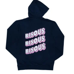Bisous Skateboard - Sweatshirt Sonics - Bleu