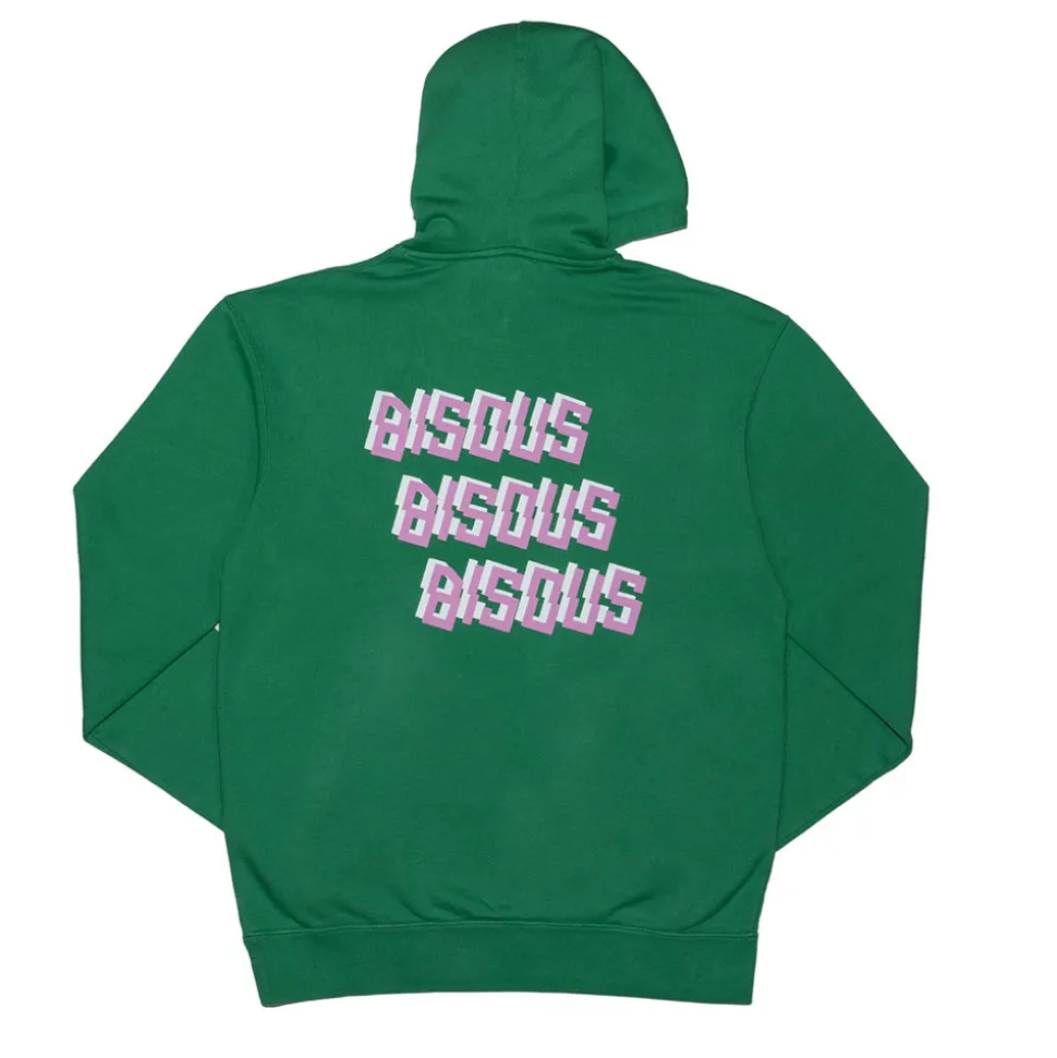 Bisous Skateboard - Sweatshirt Bisous x3 - Vert