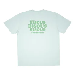Bisous Skateboard - T-shirt Grease - Vert Menthe