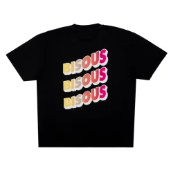 Bisous Skateboard - T-shirt Sonics - Tiedye Noir