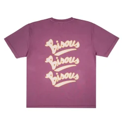 Bisous Skateboard - T-Shirt Gianni - Aubergine