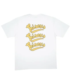 Bisous Skateboard - T-Shirt Gianni - Blanc