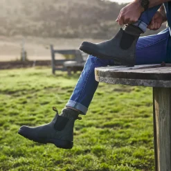 Blundstone - Bottines Classic Chelsea - Gris Anthracite